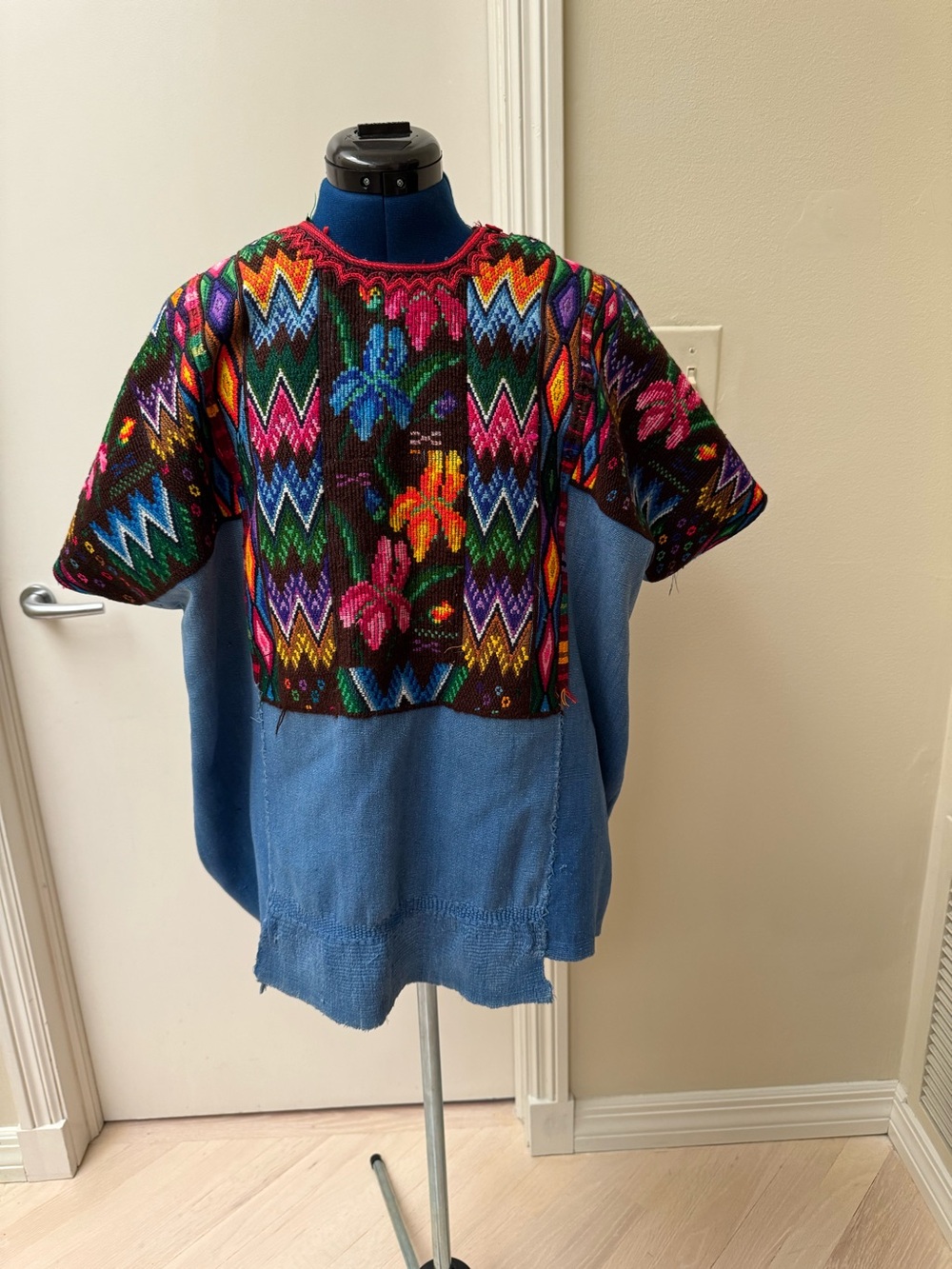 Vintage handmade Huipil from Guatemala, original owner, never worn.